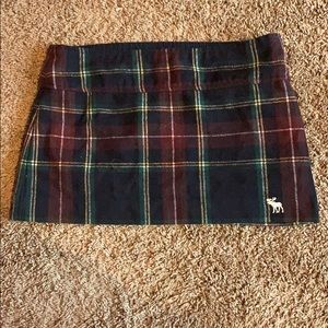 Flannel Abercrombie & Fitch mini skirt